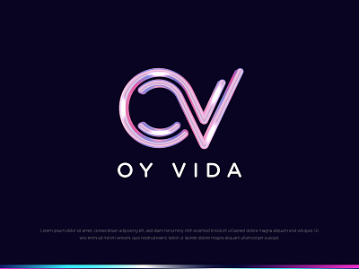 Oy Vida Logo Design | Social Media Design awesome branding business classy design designer facebook illustration instagram latest logo logo design logopreneur minimal modern new post social media social media ads trending
