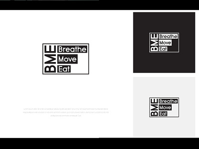 Breathe Move Eat Logo Design | Social Media Design