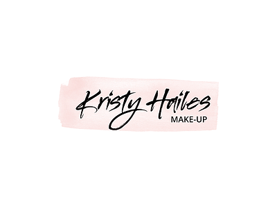 Kristy Hailes Make-up Logo .net color dribbble fashion gradient logo logo design logopreneur make up minimal modern simple