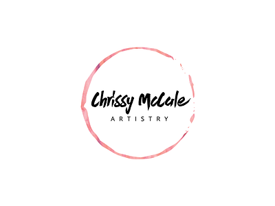 Chrissy Macale Artistry abstract color dribbble fashion gradient logo logo design logopreneur minimal modern simple watercolor