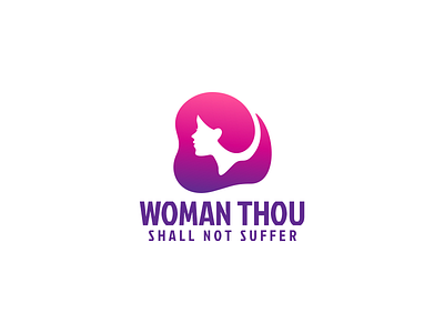 Women Thou Shall Not Suffer logo logo design logopreneur suffer women empowerment