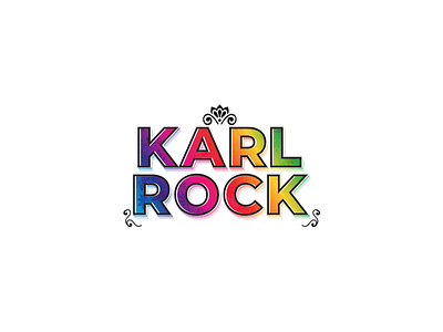 Karl Rock Logo abstract logo color combination logo logo design logopreneur radiant logo