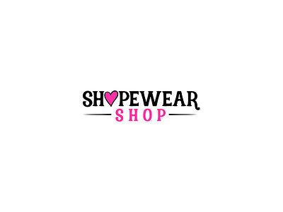 Shopewear Shop Logo Design abstract design designer logo logo design logopreneur single typography ui unique unique logo