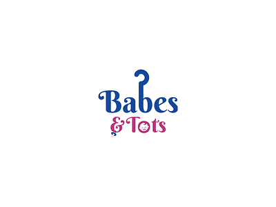 Babes & Tots Logo Design business design designer logo logo design logopreneur modern typography unique unique logo