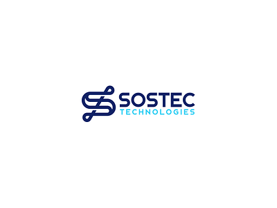 Sostec Logo Design abstract business design designer logo logo design logopreneur typography unique unique logo