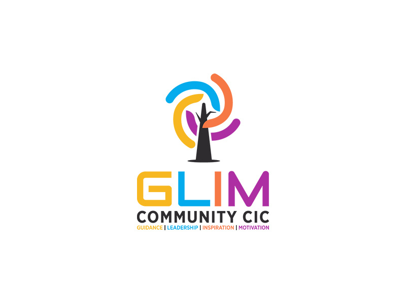 Glim Community Logo Design typography graphic business designer modern unique unique logo logo design logopreneur logo