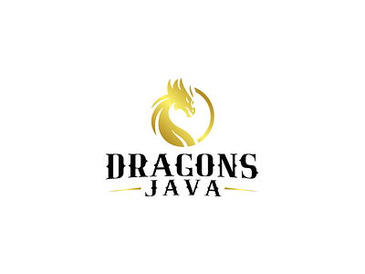 Dragons Java Logo Design abstract logo design designer graphic logo logo design logopreneur modern single typography unique logo