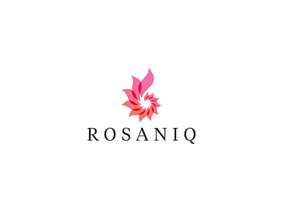 Rosaniq Logo Design