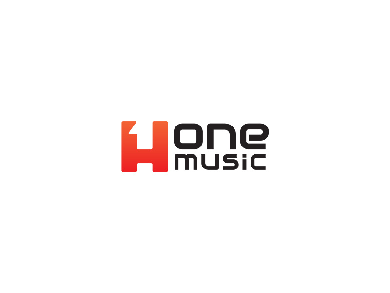 H One Music Logo Design by Logo Preneur on Dribbble