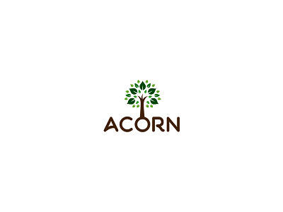 Acorn Logo Design business design graphic logo logo design logopreneur modern typography unique unique logo