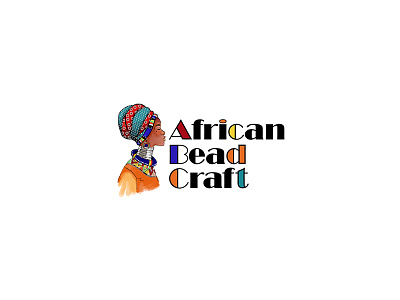 African Bead Craft Logo Design