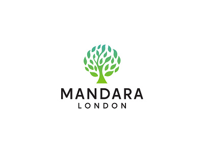 Mandara London Logo Design business design designer graphic logo logo design logopreneur modern typography unique logo
