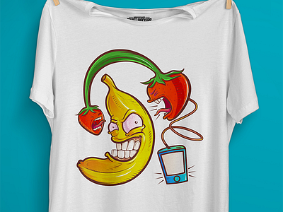 Strawberry Banana T Shirt Design 99 designs banana cartoon design enjoy famous fruit design strawberry cartoon summer t shirt unique