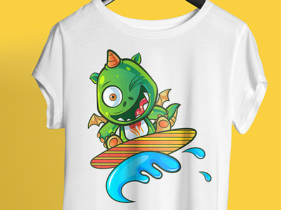 Cute Dinosaur - T Shirt Design