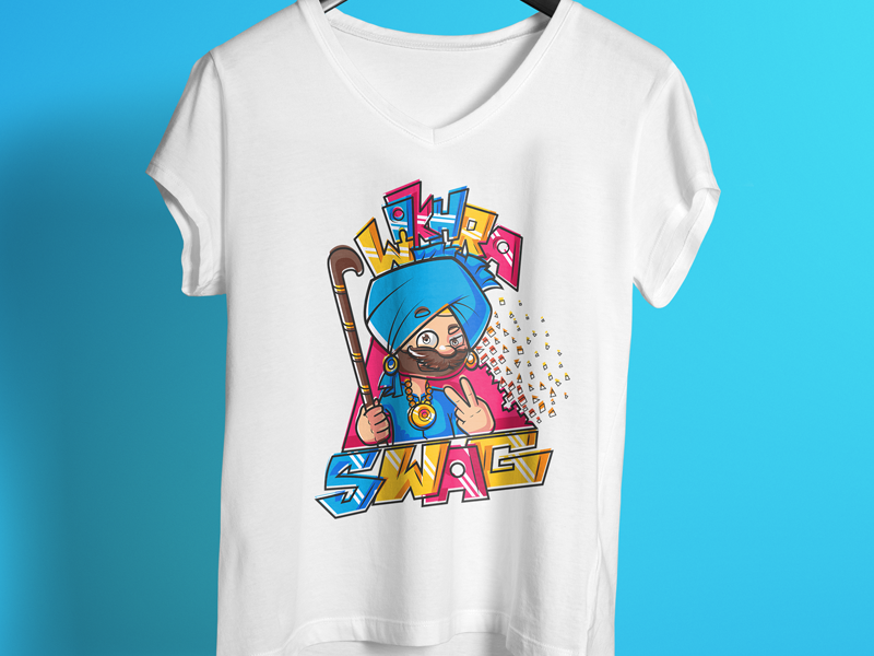 Wakhra Swag T Shirt Design Concept by TeeStation on Dribbble