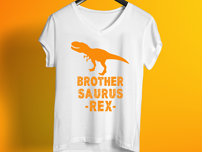 Brother Saurus Rex T Shirt Design