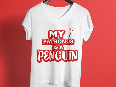 My Patronus Is A Penguin T Shirt Design 99 designs amazon colorful design design enjoy summer t shirt typogaphy unique design