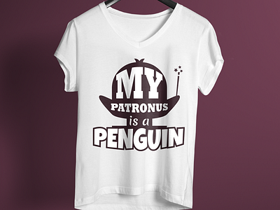 My Patronus Is A Penguin T Shirt Design 99 designs amazon animal colorful design enjoy illustration summer t shirt unique design