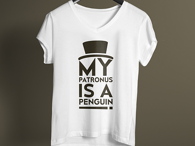 My Patronus Is A Penguin T-Shirt Design