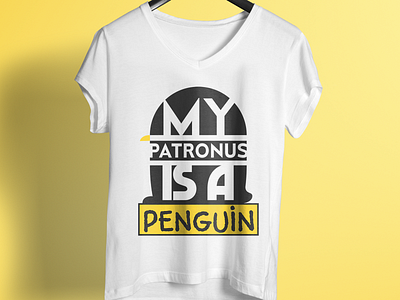My Patronus Is A Penguin T-Shirt Design