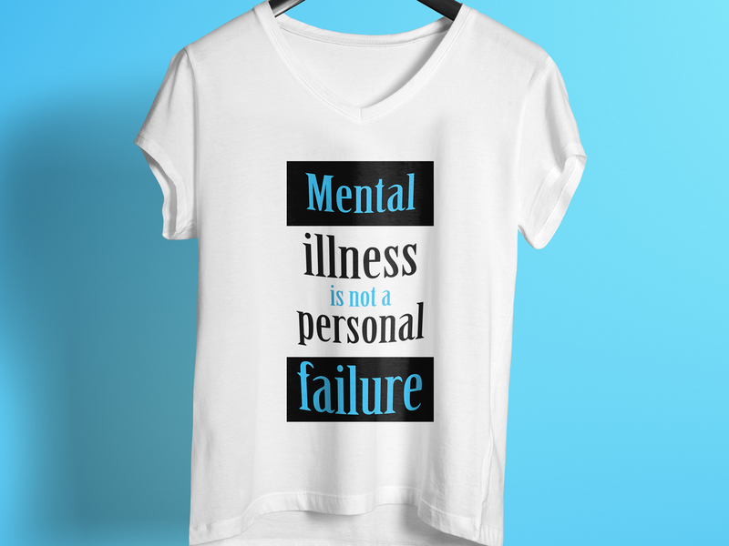 mental health yellow t shirt