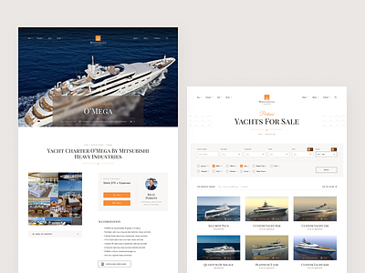 Yacht Page Design