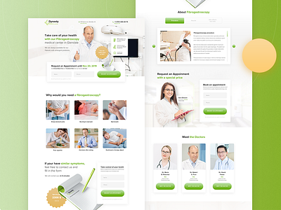 Medical Center landing page