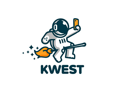 Kwest branding game logo game studio kwest logo design new player
