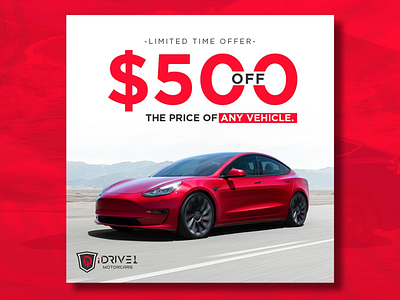 Limited Time Offer On Any Vehicle Banner Design