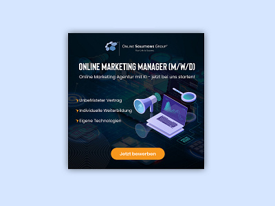 Online Marketing Manager Banner Design