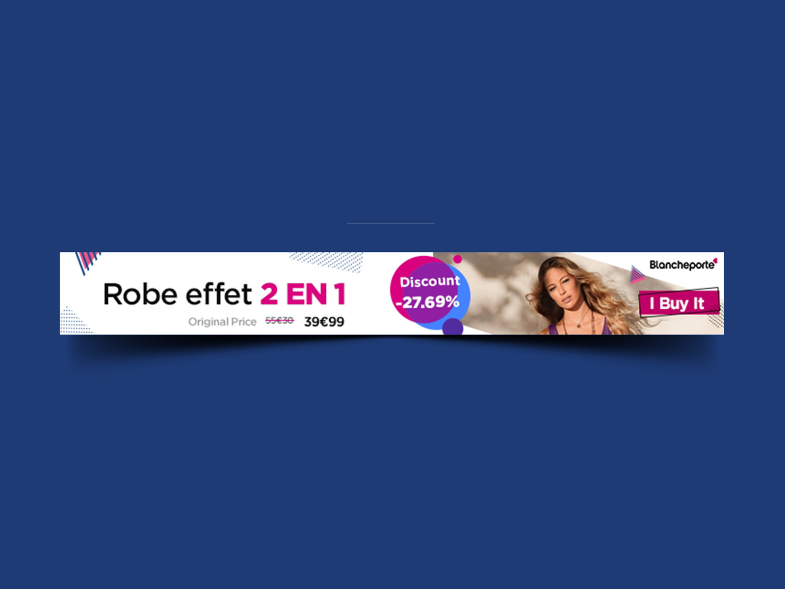 Robe Effet 2 EN 1 Banner Design advertisement banner banner bazaar bannerbazaar concept creative creative banner design google ad banner illustration social media banner