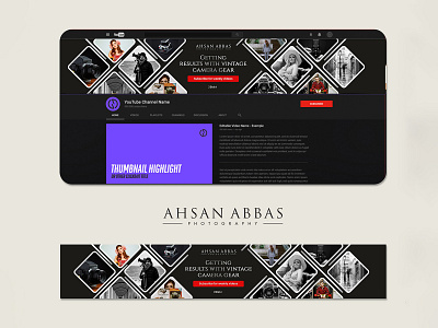 Ahsan Abbas Photography Banner Design advertisement banner banner bazaar bannerbazaar concept creative creative banner design google ad banner illustration logo photography social media banner