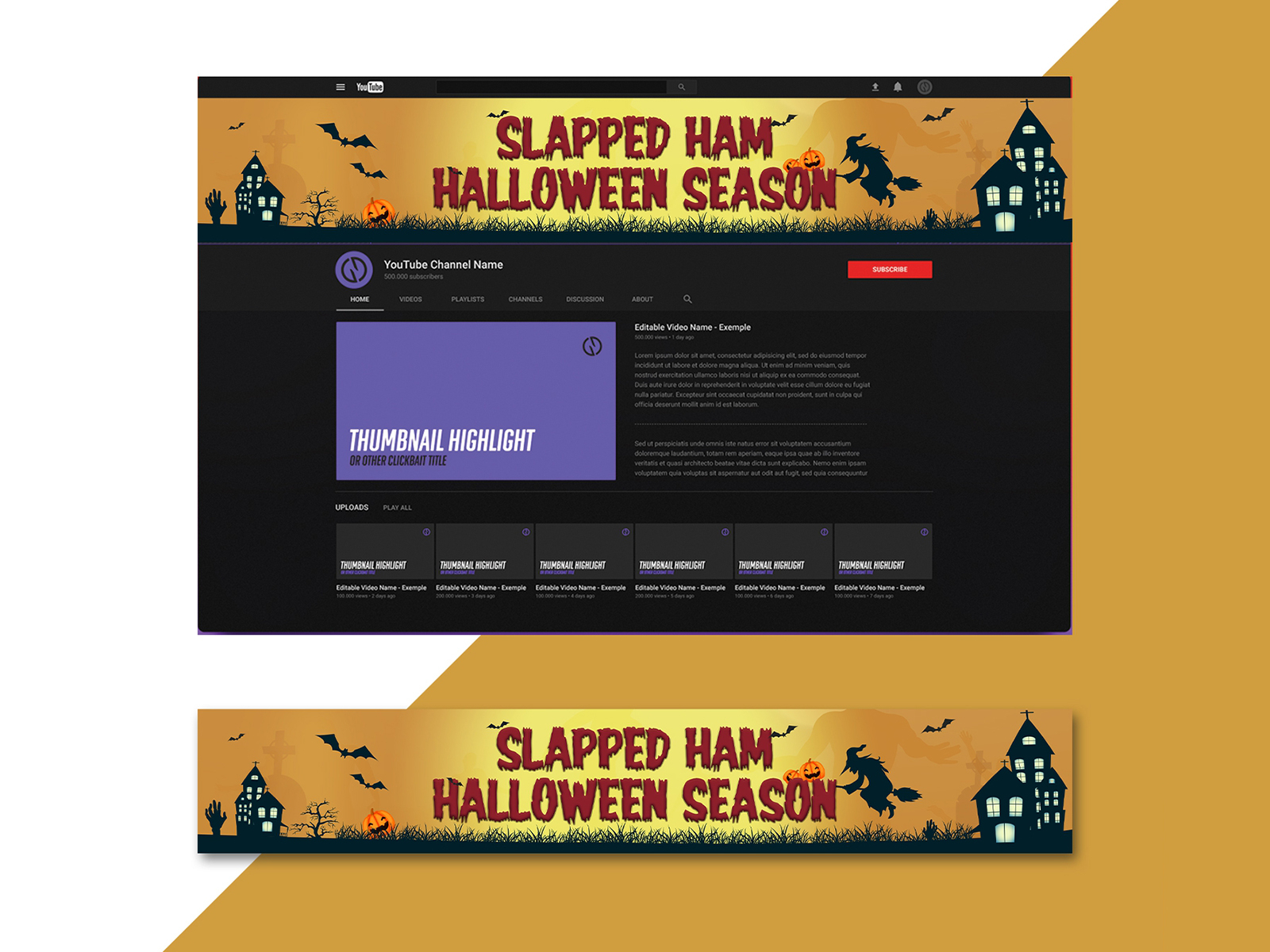 Halloween Season Banner Design By Banner Bazaar On Dribbble