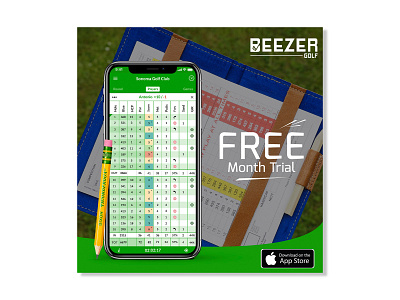 Beezer Golf Banner Design | Social Media Design