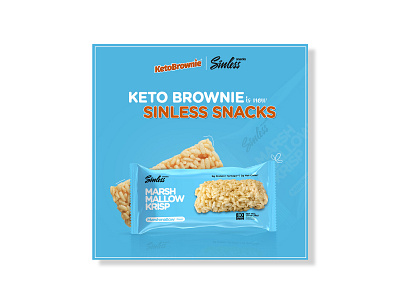 Keto Brownie Banner Design | Social Media Design