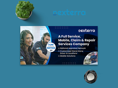 Nexterra Banner Design | Social Media Design awesome banner banner bazaar bannerbazaar classy creative banner design facebook google ad banner illustration instagram latest logo minimal modern post social media ads social media banner trending