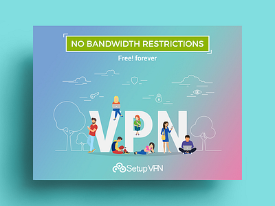 No bandwidth restriction - banner design