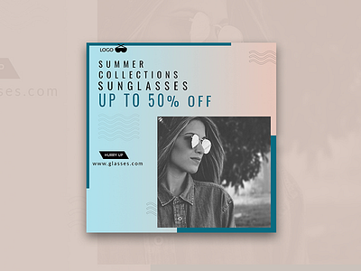 Summer collection sunglasses - banner design banner banner small collection creative banner google ad banner instagram banner linked banner off sale social media banner summer