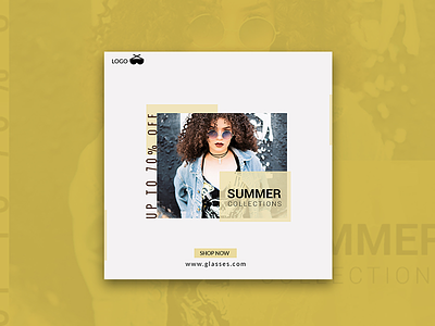 Summer collection - banner design.