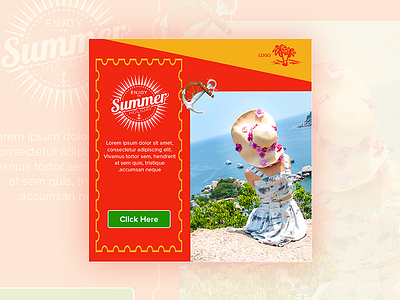 Summer holiday - banner design banner banner small cover creative banner google ad banner instagram banner linked banner social media banner summer summer holiday