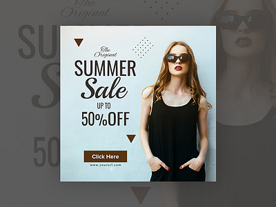 Summer sale - banner design banner banner small creative banner google ad banner instagram banner linked banner off sale social media banner summer