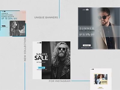 Summer collection - banner design banner bannerbazaar bannersmall cover creatve bannner google ad banner instagrm banner linked banner sale slider social media banner summer