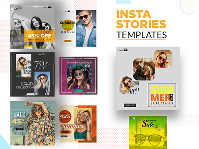 Insta Stories Templates - banner design banner bannerbazaar bannersmall cover creatve bannner google ad banner instagrm banner linked banner slider social media banner