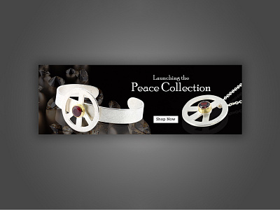 Peace Collection Concept Banner Design