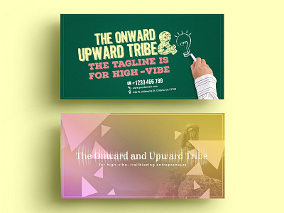 The Onward Upward Tribe Banner Design