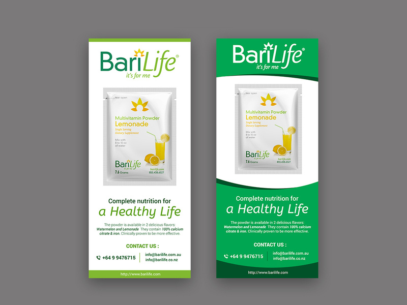 Multivitamin Powder Lemonade Banner Design By Banner Bazaar On
