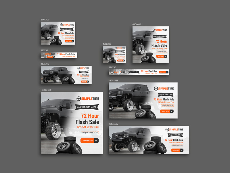 Simple Tire Banner Design By Banner Bazaar On Dribbble
