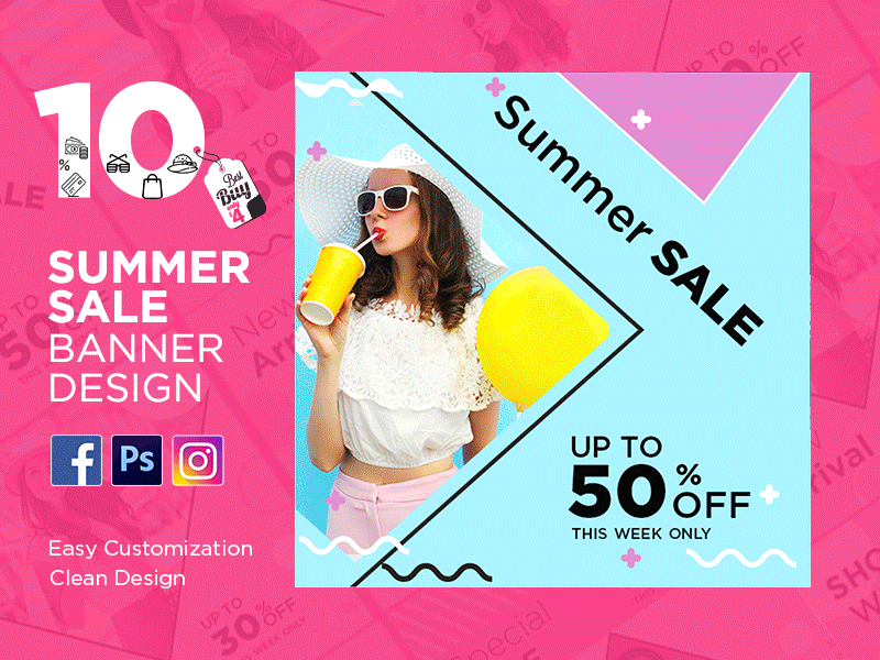 Summer Sale Animated Banner animated banner banner banner bazaar banner design banner small bannerbazaar creative banner creatve bannner design google ad banner instagram banner linked banner sale social media banner