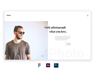 Hotico - Photography Minimal Design
