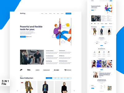 Agency Landing Page KIT agency app design app landing app landing template business clean creative design figma figma design marketing minimal